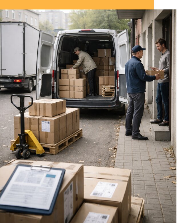 Доставка грузов от двери до двери с таможней от 48218 руб.