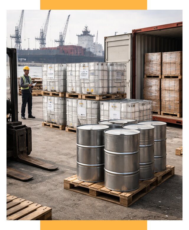 Доставка химического сырья из Индии от 267875 р. | СетСервис-Шлх