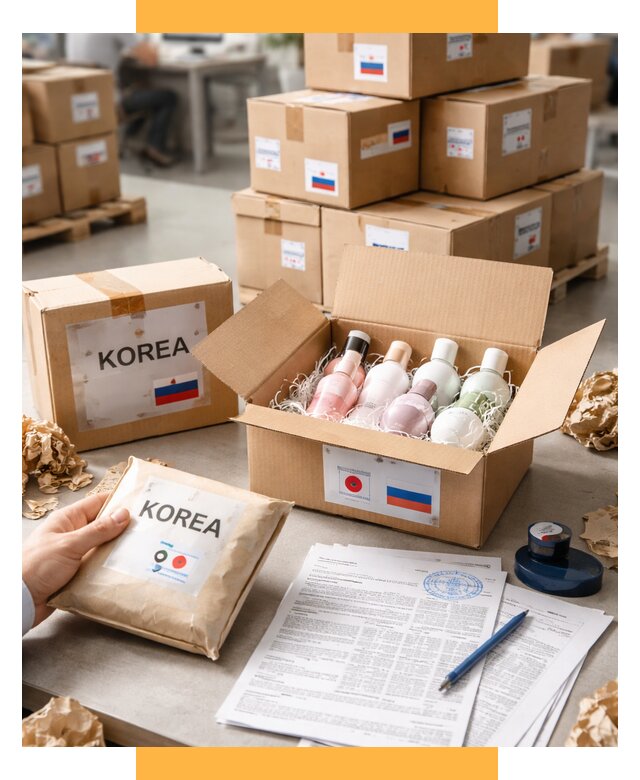 Доставка косметики из Кореи от 9108 р. под ключ | СетСервис-Шлх
