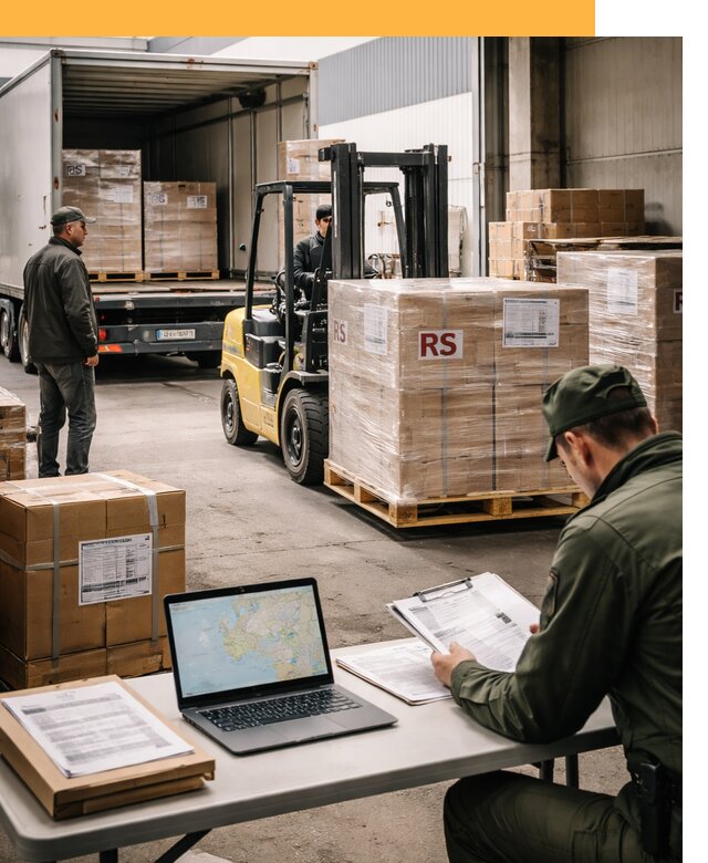 Доставка грузов в Сербию от 48218 руб, международные перевозки