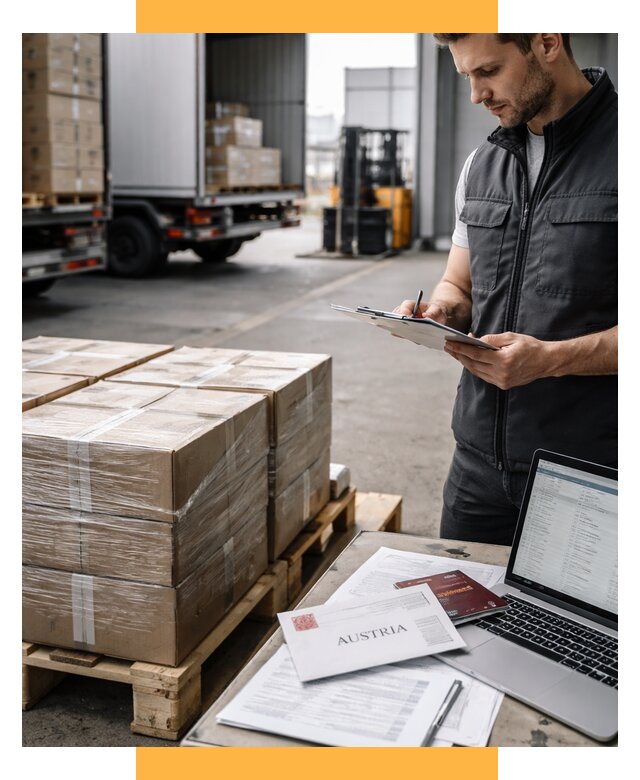 Доставка в Австрию от 69648 р. Логистика и экспорт СетСервис-Шлх