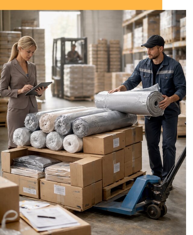 Перевозка текстиля по миру от 16073 руб. с таможней и страхованием