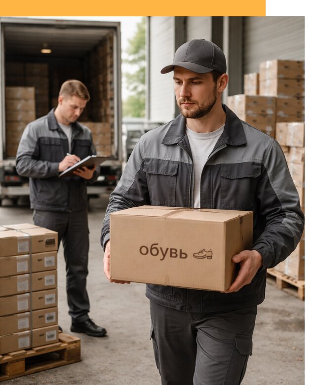 Международная перевозка обуви с таможенным оформлением от 4822