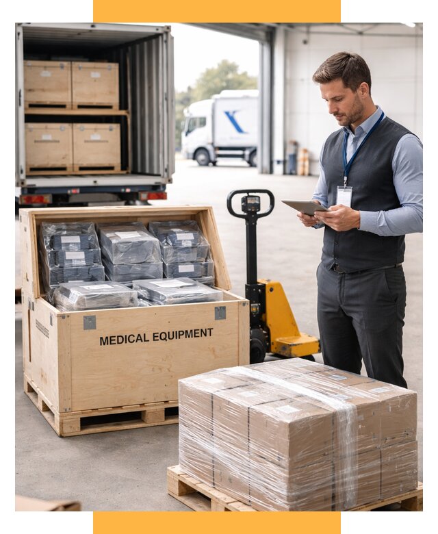 Перевозка медицинского оборудования от 16073 р. в СетСервис-Шлх