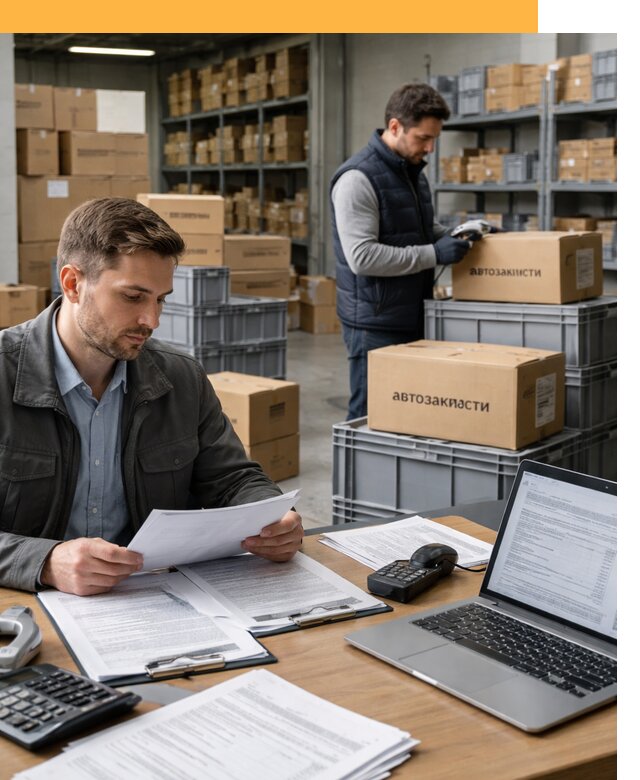 Таможенное оформление автозапчастей по выгодным тарифам от 9108