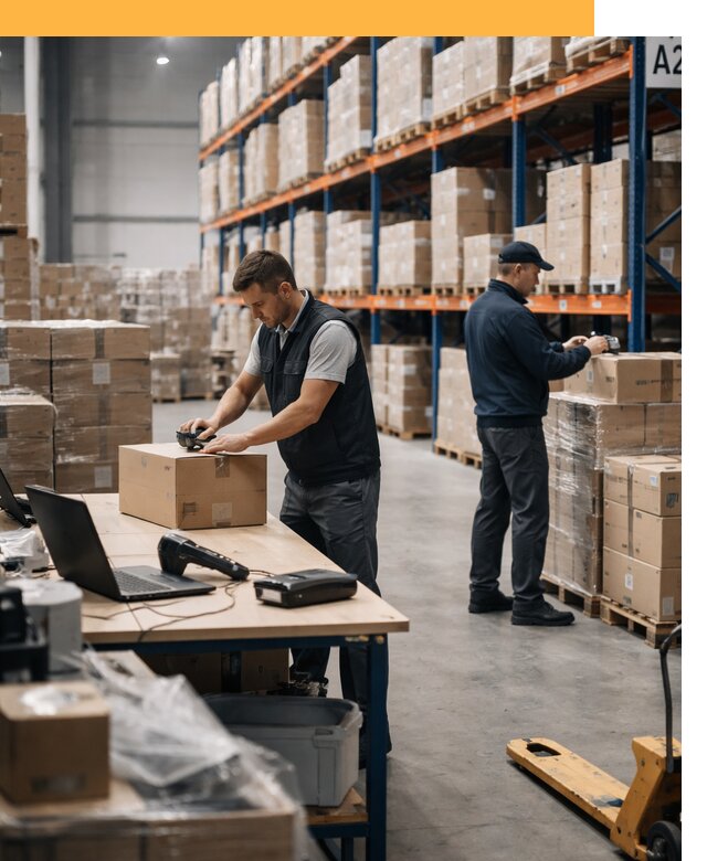 Склад консолидации в Европе: хранение, сортировка от 6965